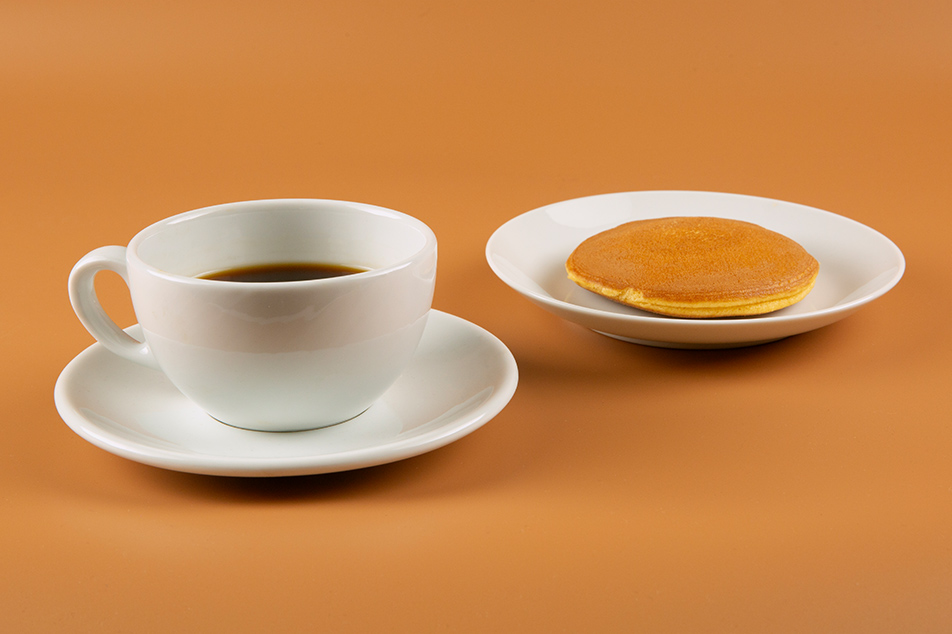 「コーヒー」と「どら焼き」と