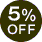 5% OFF